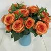 Romantic Rose Bouquet Fake Flowers For Wedding Decor With Real Touch Feelings