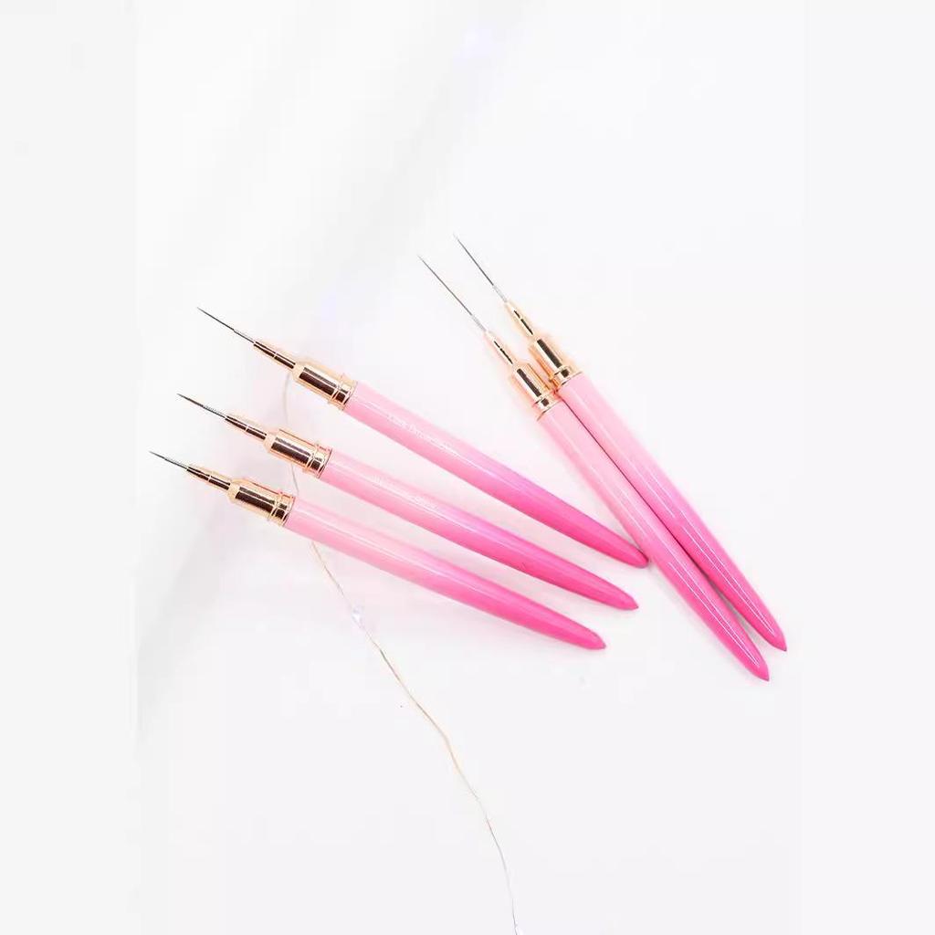 Japanese Pink Gradient Nail Art Striping Brush for Drawing & Flower Painting