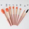Portable 8-Piece Mini Makeup Brush Set: Concealer, Foundation, and Powder Brushes
