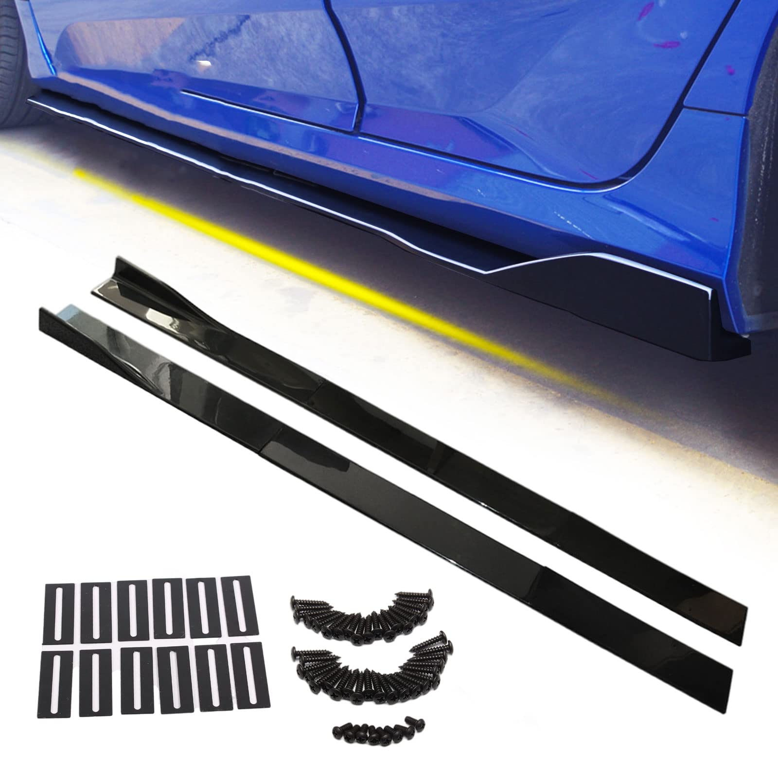 

VEHSUN Универсальный боковой боковой канард Боковой аэродинамический передний и задний протектор Черный [Улучшенный продукт] Канарды, Закрылки, Спойлеры, Юбки, Губы, Спойлеры, чёрный