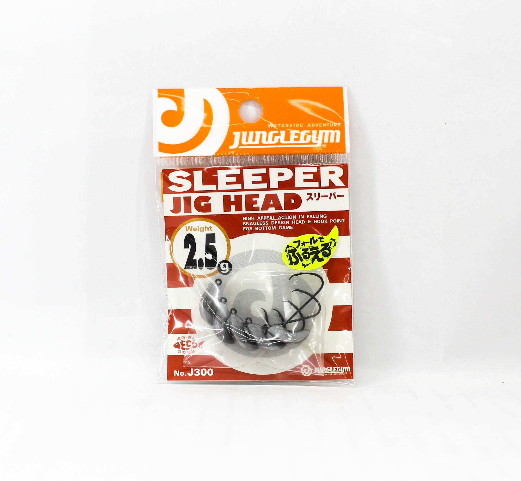 

Джиг-головка Jungle Gym J300, 2,5 грамма, крючок, размер 5 (0612)