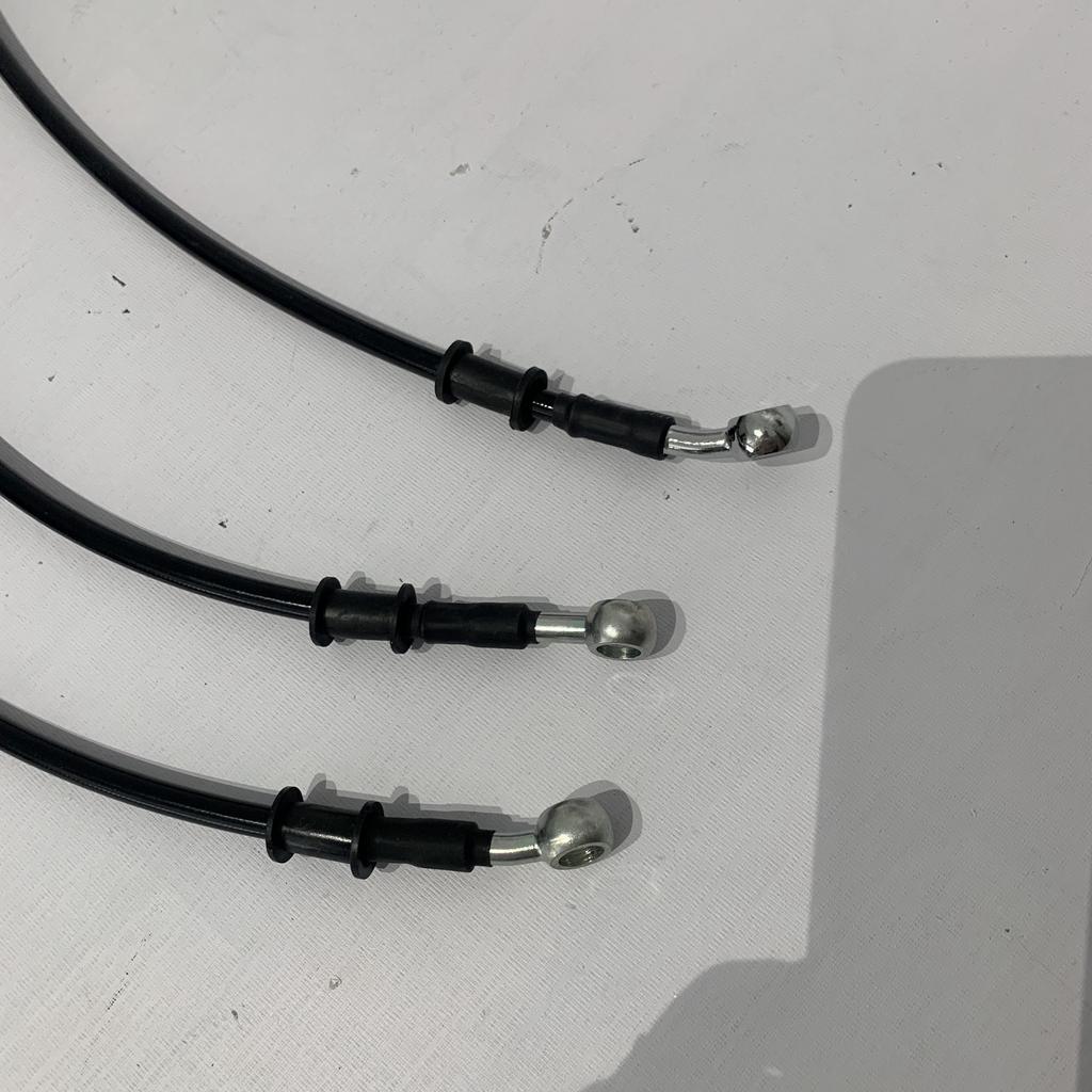 HQ Universal Brake Pipe Brake Line Motorcycle Modification Brake Hose 40-80cm Disc Brake Oil Pipe Brake Steel Throat Brake Pipe