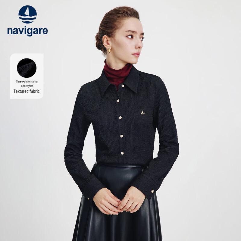 Women s Autumn Slim Fit Long Sleeve Shirt S