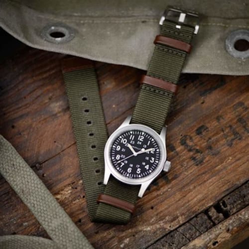Hamilton Men's Military Khaki Field Mechanical Watch with H-50 Movement, H69439931 [NEW]
