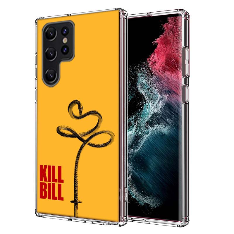 Kill Bill Capa Phone Case For Samsung S26 Ultra S25 Edge Galaxy S23 S21 S20 S24 FE S22 S10 Plus Cover Clear TPU Shell Coque with
