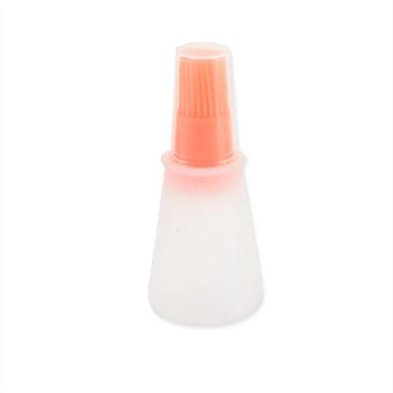 Baking Pancake Barbecue Camping Kitchen Gadgets Portable Oil Bottle Barbecue Brush Silicone Kitchen Cooking Tool