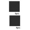 4 Pieces Pegboard Wall Organizer Metal Peg Board Utility Storage Panel Tool Holder Craft