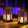 1 Pc Solar Hanging Lamp Flickering Flameless Candle Waterproof LED Light For GardenTable Patio Lawn Outdoor Party Decorative