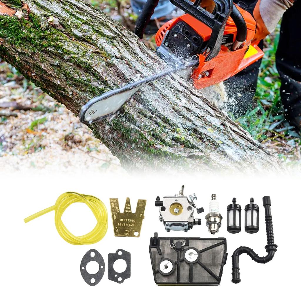Carburetor Kit For Stihl 028 028AV 028 Super Wood Chainsaw Replacement For #WT-16B #HU-40 Power Tool Parts Accessories