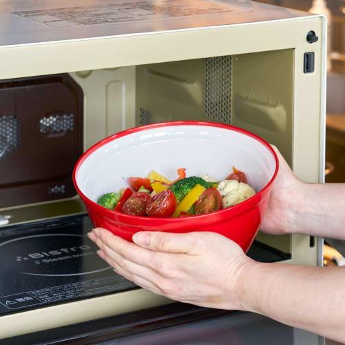 CASUAL PRODUCT Easy-to-Use Bowl with Lid, 18cm Round, for Cooking and Dishware, Cook and Serve Directly At the Table, Microwave-Safe, 180mm, Dishwashe