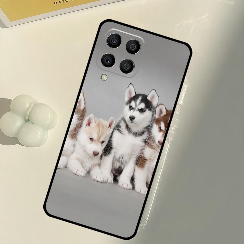 Siberian Husky Sled Dog For Samsung Galaxy M31 M16 M11 M21 M13 M33 M35 M53 M55 M15 M14 M34 M54 M12 M32 M52 M06 Case