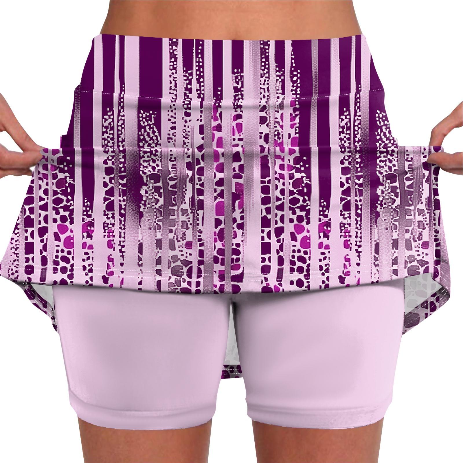 

Эластичные брюки-кюлоты для йоги для женщин, спортивные шорты с принтом, легкие узкие однотонные бегуны с высокой талией XL фиолетовый