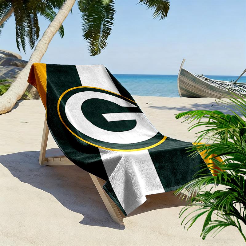 Telo Mare Stampa Green Bay Packers, Grande Morbido Asciugatura Rapida per Spiaggia Campeggio Nuoto