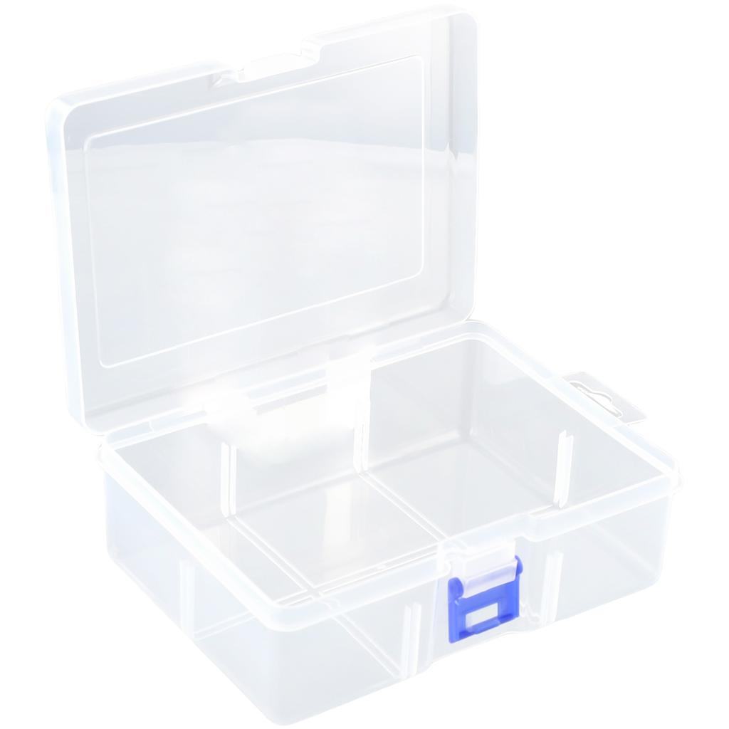 Container Storage Box Storage box Supply Transparent 16.5cm*12cm*5.8cm 1pc Accessories Case Earrings Necklaces
