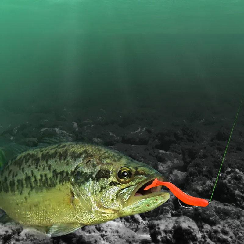 20Pcs Duck-Foot Soft Baits Lures 6.5cm PVC Material, Fish-Attracting Smell, Tear-Resistant And Bite-Resistant, Large Amplitude A