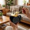Heat Insulation Weight Lifting Ice Cream Cup Stand Gym Themed Frozen Dessert Sleeve  Beach