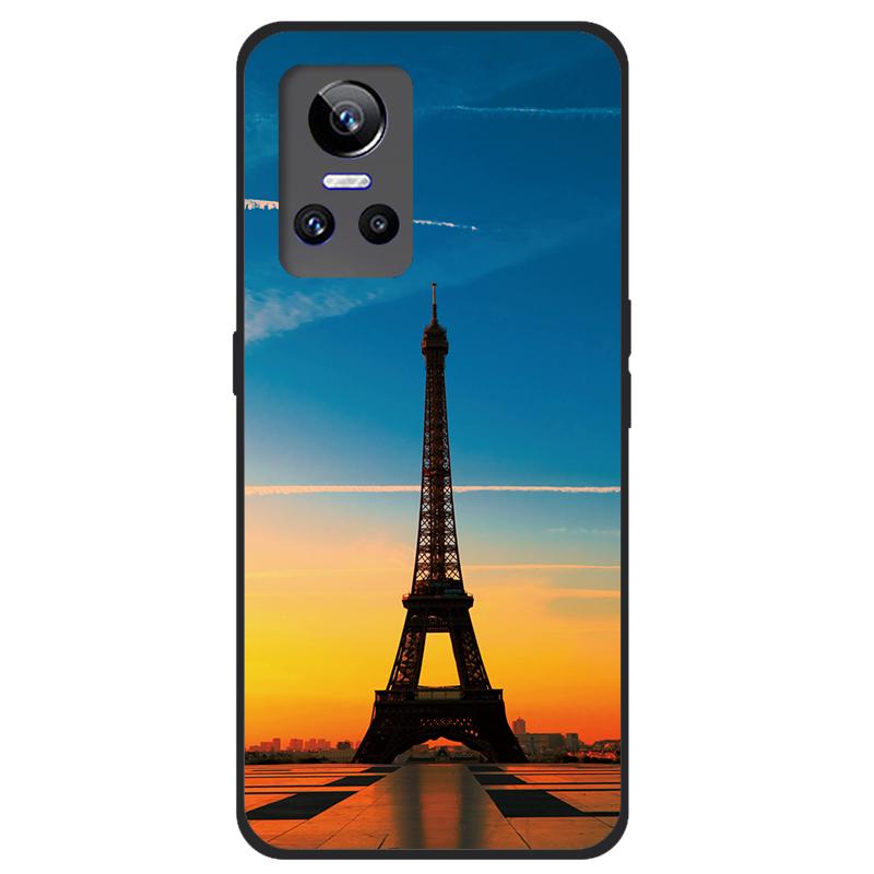 For Realme GT Neo 2 5G Case TPU Silicone Soft Cartoon Clear Case for Realme GT Neo 2 3 Neo3 Phone Cover Neo2T Transparent Coque