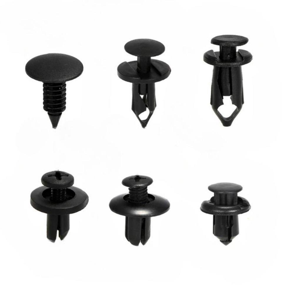 190 Stück Kfz-Befestigungsclips, Kotflügel-Drucknieten, Stoßstangen-Befestigungsclips für Türverkleidungen, universelle Kfz-Stoßstangen-Kotflügel-Befestigungsclips