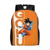 Custom 3D Printing Goku Backpacks for Boys Girls Cute Cartoon College School Travel Bags Men Women Bookbag Fits 15 Inch Laptop