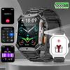 Men Smart Watch For Android IOS 1000mAh Flashlight 3ATM Waterproof Fitness Watches Voice Bluetooth Call 2.01" HD Smartwatch
