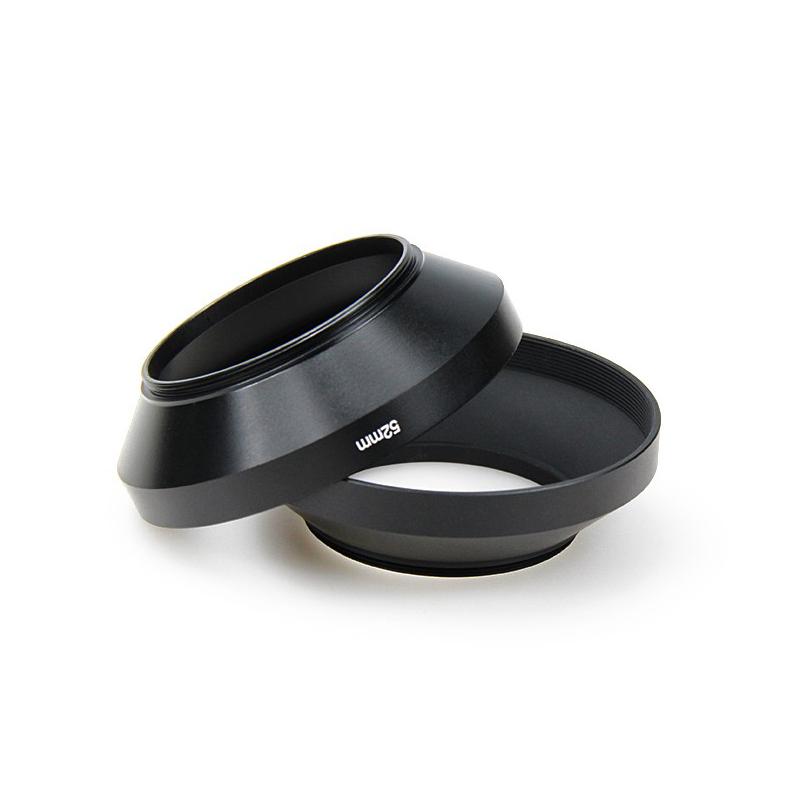 49 52 55 58 62 67 72 77 82mm Black Camera Metal Lens Hood Wide Angle Screw In Mount Lens Hood for canon nikon for S&ny Pentax 49mm