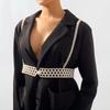 French Heavy-duty Personalized Body Chain Beaded Braided Sweet Cool Nightclub Sexy Internet Celebrity Body Chain
