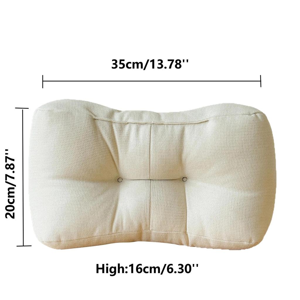 1pc Lumbar Cushion for Napping,Student Waist Cushion,Office Chair Back Cushion,Ergonomic Waist Pillow,Soft Sleeping Pillow