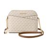 Jet Set Travel Simple French Chain Presbyopia Printed Logo PVC Shell Bag Commuting Bag Shoulder Crossbody Bag Women's Vanilla White