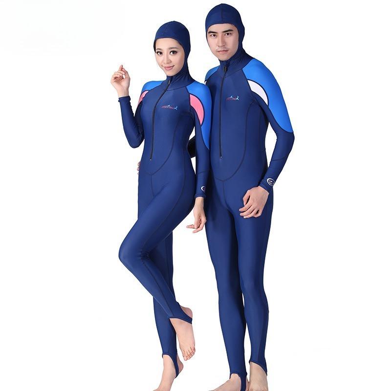 Snorkeling Diving Suit Men's One-piece Hooded Swimsuit Swimsuit Spearfishing Wetsuit Men Wetsuit Women Freediving Suit