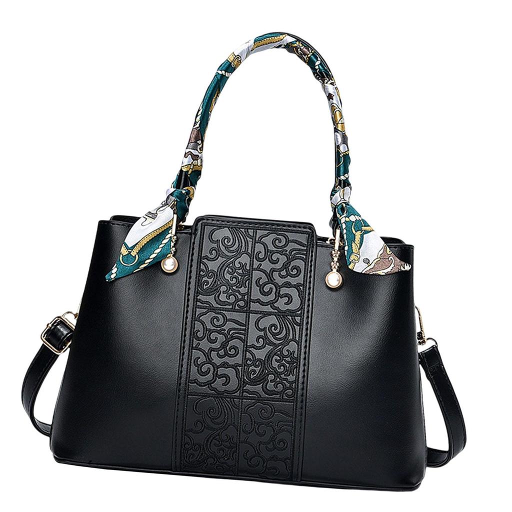 Handbag for Women Fashion Carrier Crossbody Bag Shopping Traveling Daily Black