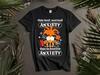 Festive Anxiety Inside Out Christmas Merry Hoodie Tshirt Men Women Unisex AD875