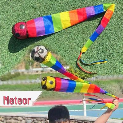 Flowing Star Sandbag Sensory Training Toy: Colorful Ribbon Wind Ball for Kids' Outdoor Throwing & Catching