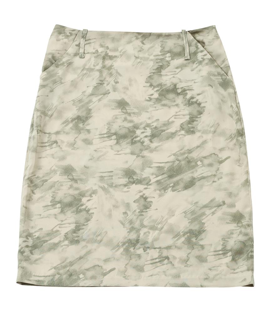 Catharsis Pattern Medium Skirt Olive One Size