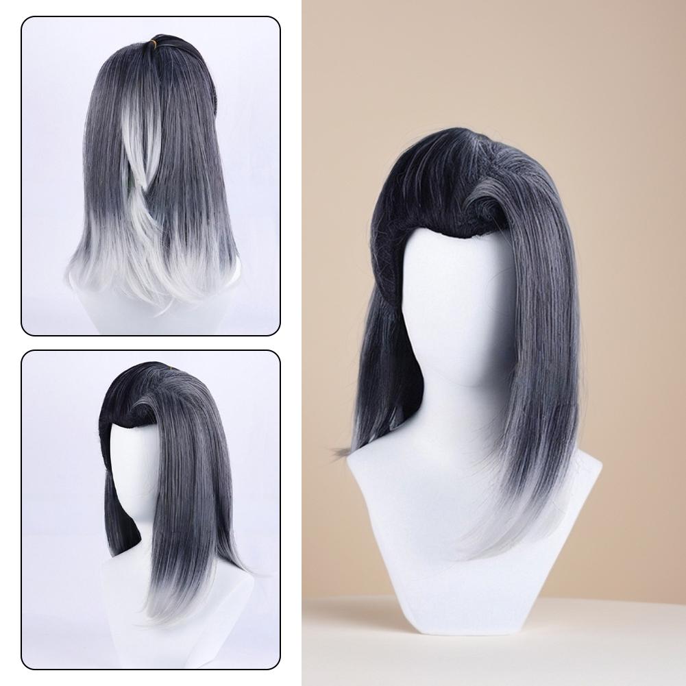 Synthetic Wig Design for Fade (VALORANT) with Her Signature Three-color Gradient and Beauty Spot