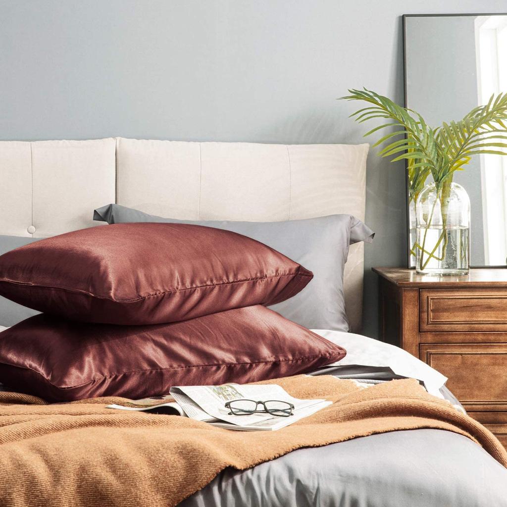 Household Washed Silk Satin Pillowcase Soft And Comfortable Pillowcase