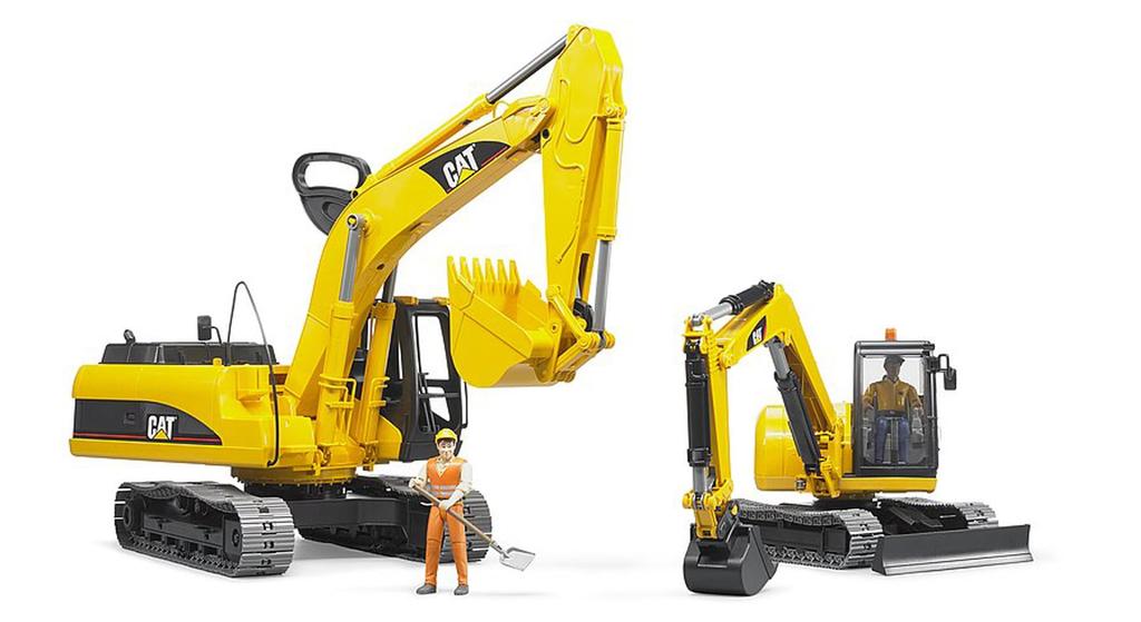 Bruder CAT Mini Excavator BR02466 (with figure)