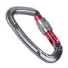 Outdoor Aluminium Alloy D Lock Hammock Backpack Cable   Rock Climbing Carabiner