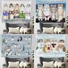 Funny Cat Mofusand Tapestry Wall Hanging Tapestry Art Deco Blanket Curtain Hanging At Home Bedroom Living Room Decor