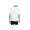 Nike Men's White Solid Loose-Fit Skateboarding Crew Neck T-Shirt