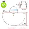 Kukkahippo Rain Poncho for with Reflective Hippo Transparent Window To See Stylish Wooden Snap Buttons for Easy Putting On and Taking Storage Bag Same