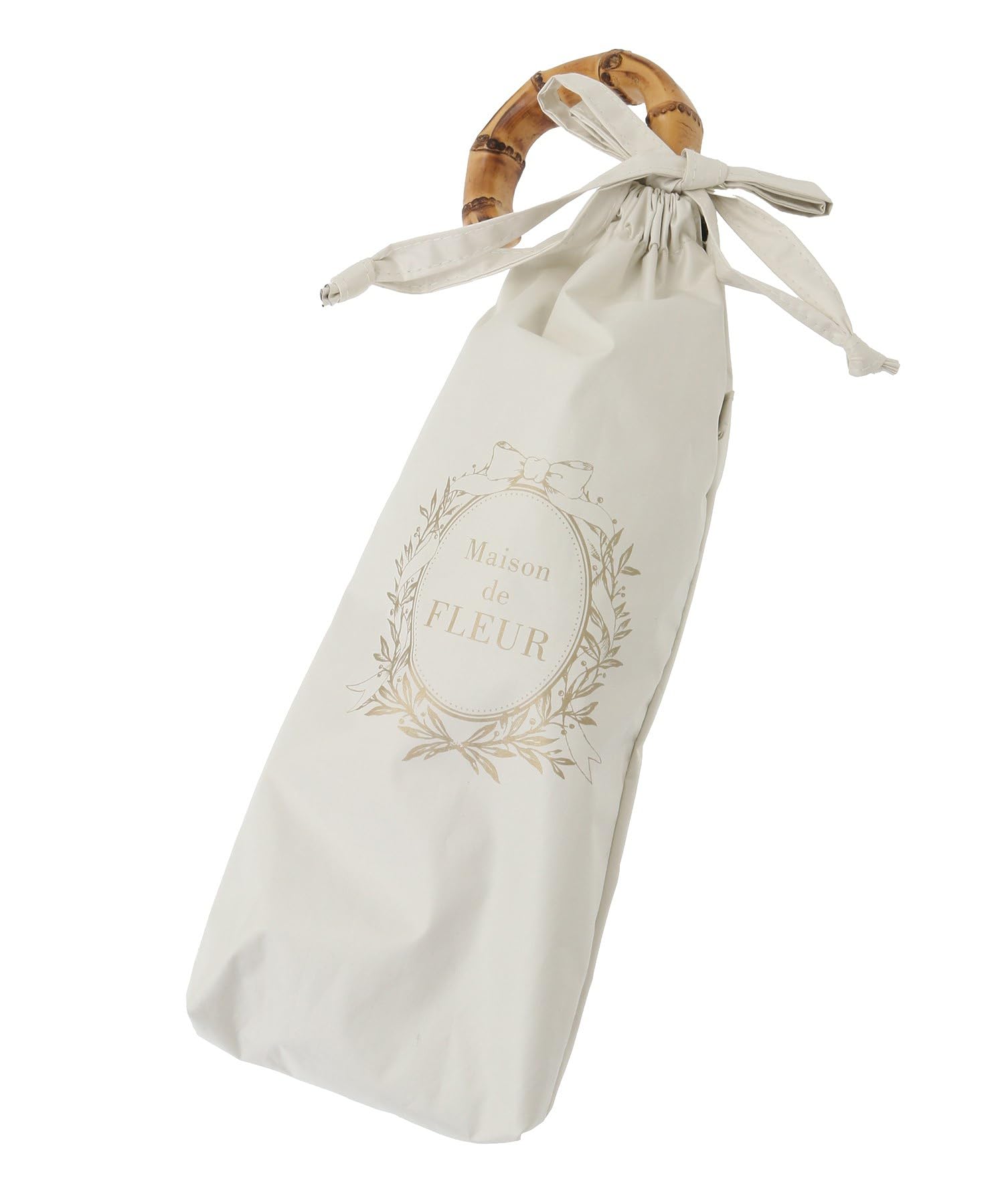 

[Maison de Fleur] Umbrella, Blackout & UV CUT, Frilled Folding Umbrella, Women s, 08000607500, Off-White