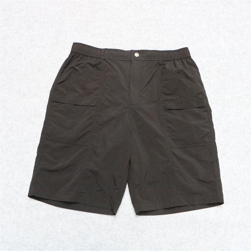 

Trade European and American Single Summer Men s Plus size Quick-Drying Shorts Loose Straight Multi-Pocket Cargo Fifth Pants Fat Version Lard-bucket Black X4 Plus size