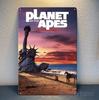 Planet Of The Apes Retro Movie Metal Poster Tin Sign  Xcm PlateAluminum