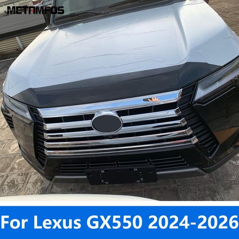 For Lexus GX550 2024 2025 2026 Chrome Front Center Bumper Grille Racing Grill Molding Trim Exterior Accessories Car Styling