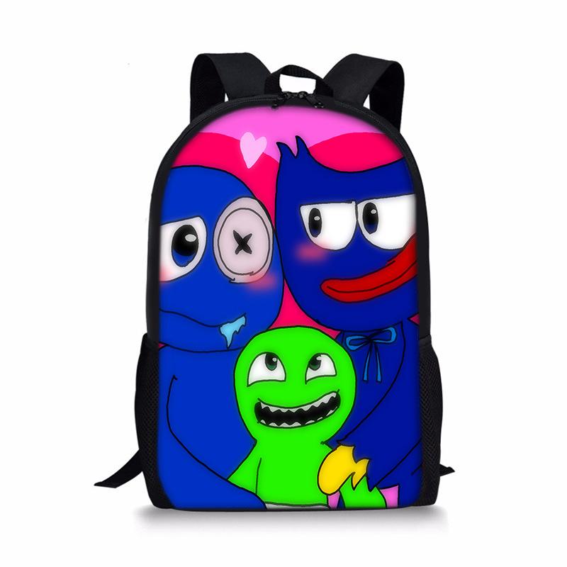 Classic Peculiar Cool Banban Garden Notebook Backpacks Pupil School Bags 3D Print Oxford Waterproof Boys/Girls Laptop Backpacks