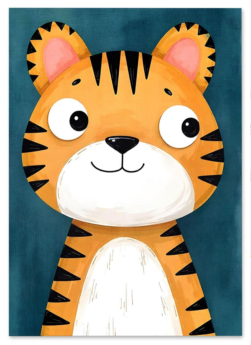 

Plakat plakaty dla dzieci tygrys 30x40 cm