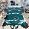 Homewish Philadelphia Sport City Duvet Cover SetAmerican Football City Comforter Cover SetRugby Helmet Bed Set For Boys