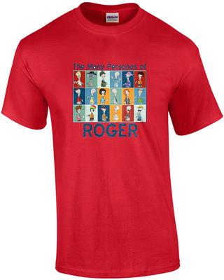 Die vielen Persönlichkeiten von Roger - American Dad! T-Shirt