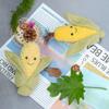 Apricot Lamb Fresh Corn Plush Toy for Kids, Soft and Cute, Fluffy Fresh Corn for Girls and Boys, 17cm