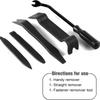 1-5Pcs Automotive Trim Removal Tool Kit, No Scratch Plastic Pry Tool Kit - Interior Accessories Door Panel Clip Fastener Removal Set Fit For Vehicle